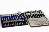 Twelve Edwardian silver teaspo