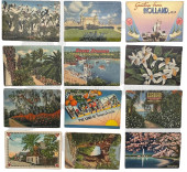 TWELVE FOLD-OUT TRAVELOGUE POS