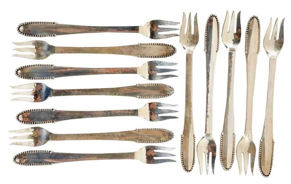 TWELVE GEORG JENSEN STERLING