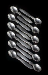 Twelve Georg Jensen Sterling S