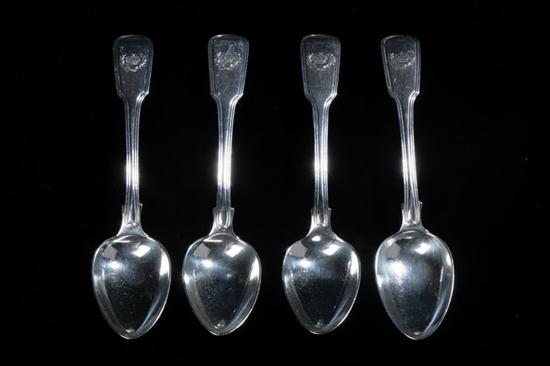 TWELVE GEORGE IV SILVER ARMORIAL