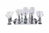 TWELVE GEORGE PONZINI ART GLAS
