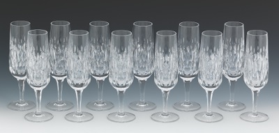 Twelve Gorham "Chantilly" Champagne