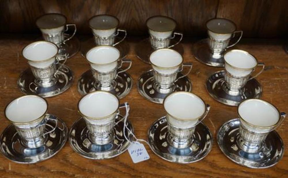 TWELVE GORHAM STERLING DEMITASSE