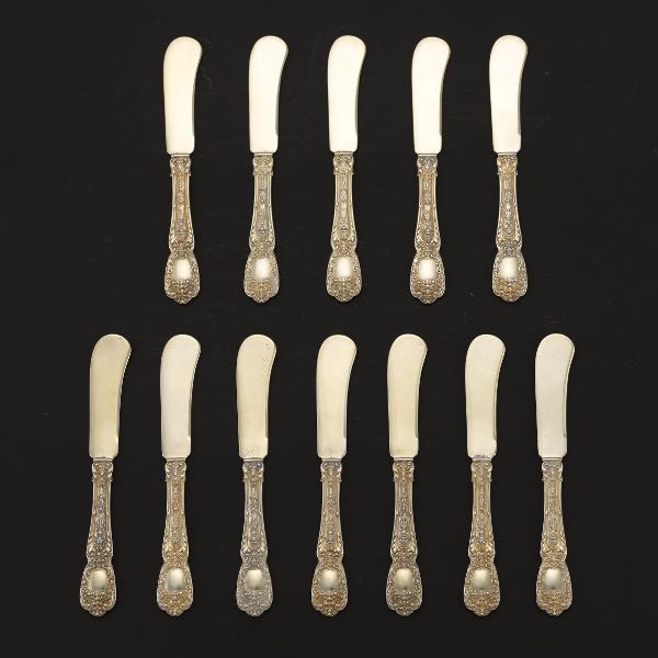 TWELVE GORHAM STERLING SILVER
