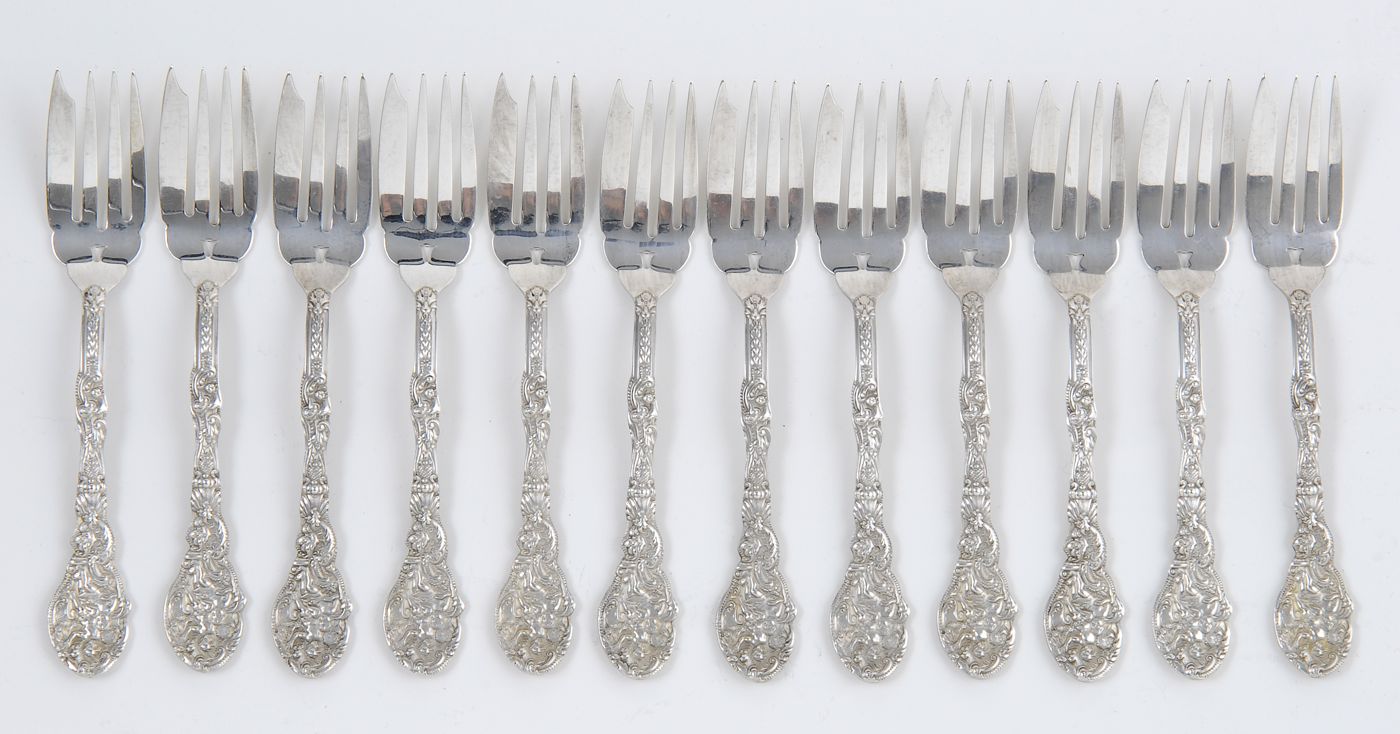TWELVE GORHAM STERLING SILVER