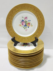 TWELVE HEINRICH & CO PORCELAIN