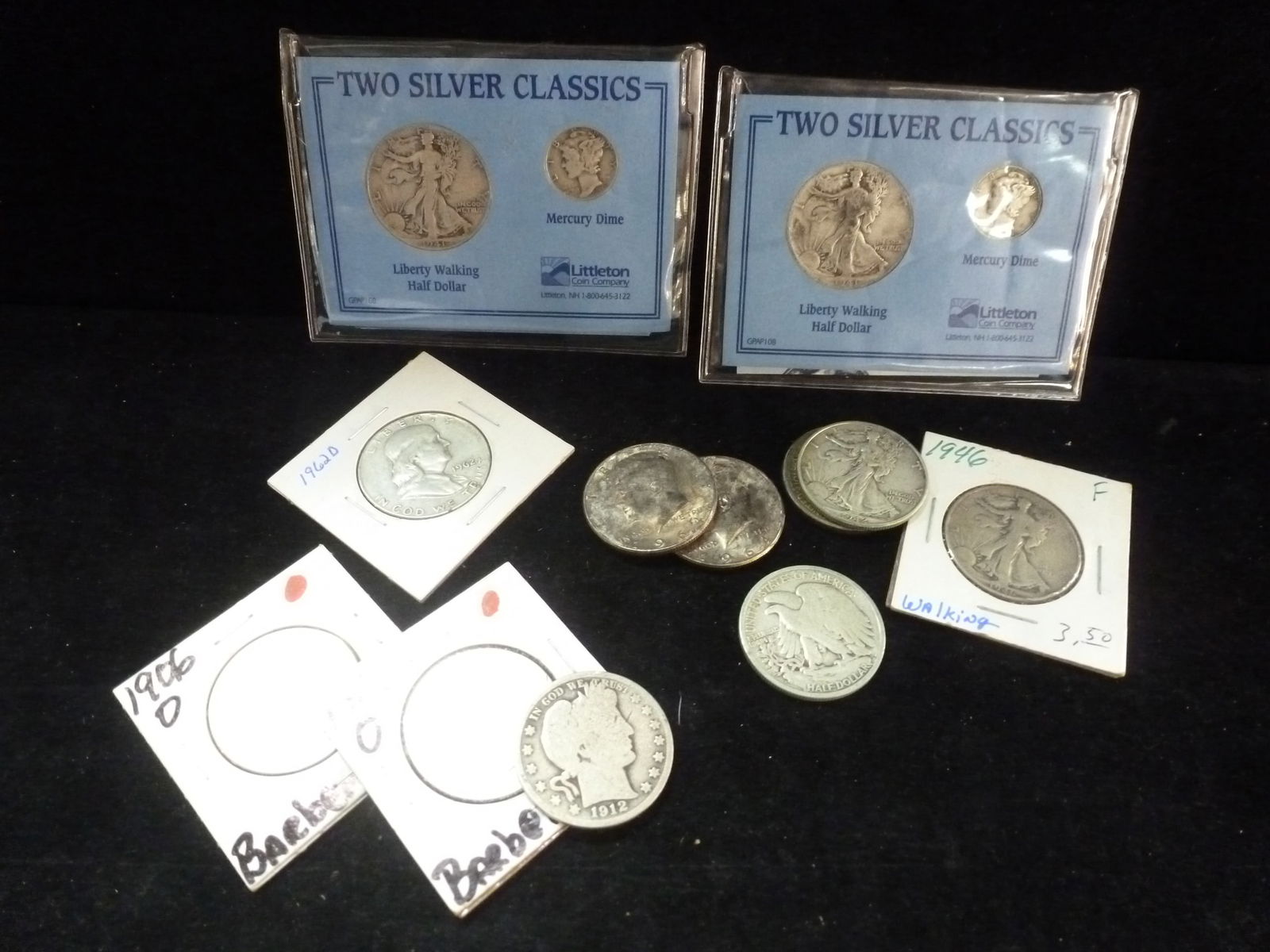 TWELVE HISTORIC US 90% SILVER