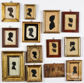 TWELVE HOLLOW-CUT SILHOUETTES,