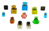 TWELVE INKWELLS, VARIOUS COLOR