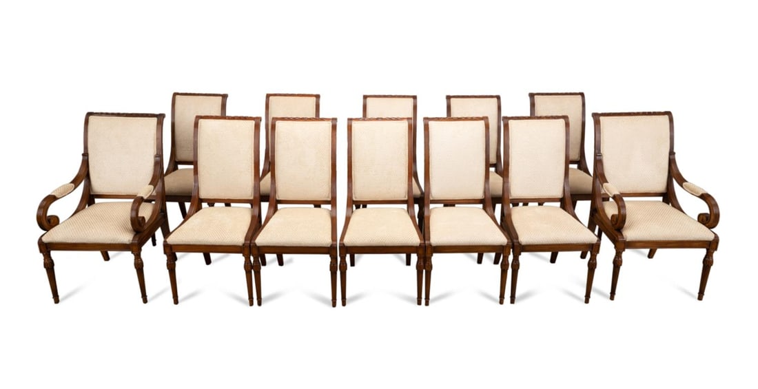 TWELVE KARGES LOUIS XVI STYLE