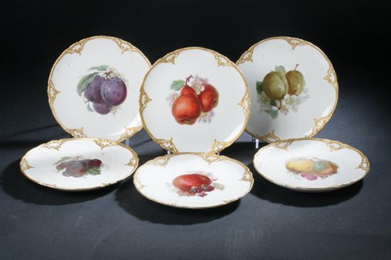 TWELVE KPM PORCELAIN DESSERT PLATES