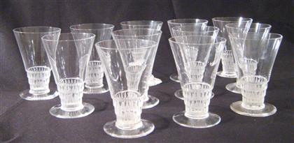 Twelve Lalique 'Bourgueil'