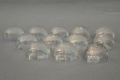 TWELVE LALIQUE "PANIER DE FRUI