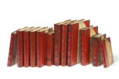 TWELVE LEATHERBOUND VOLUMES.