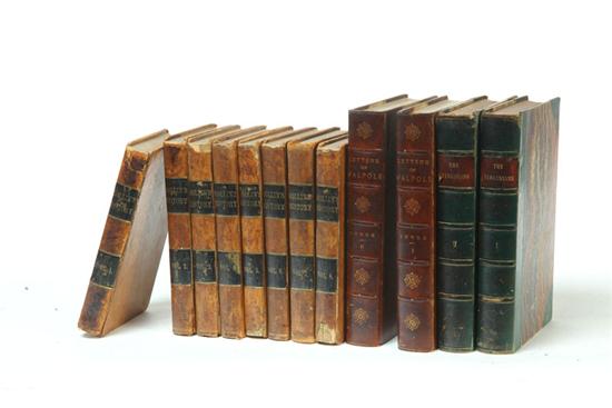 TWELVE LEATHERBOUND VOLUMES. 