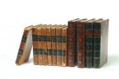 TWELVE LEATHERBOUND VOLUMES.