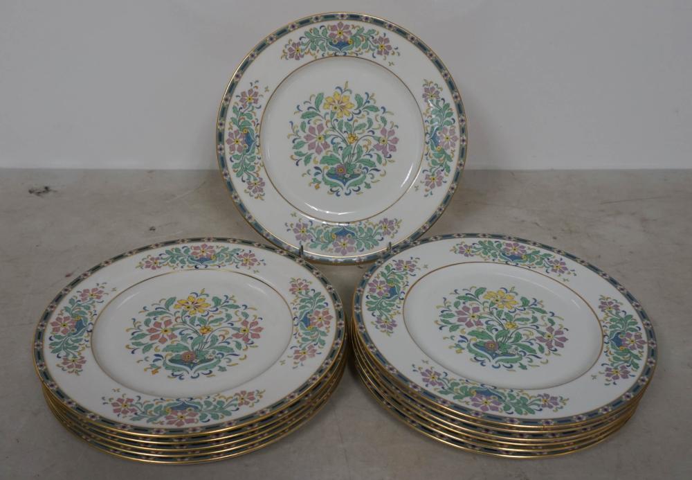 TWELVE LENOX MYSTIC PORCELAIN