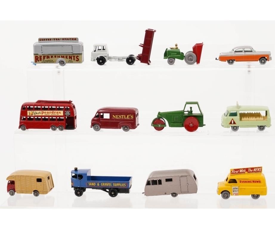 Twelve Lesney Matchbox toys