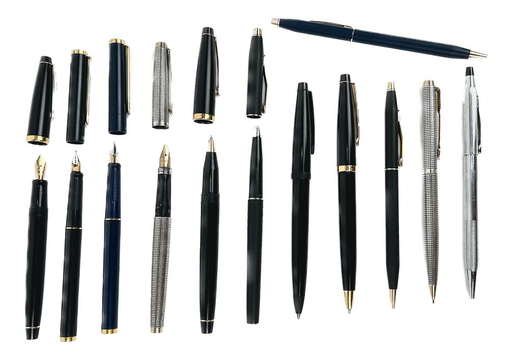 TWELVE LUXURY FOUNTAIN PENS AND