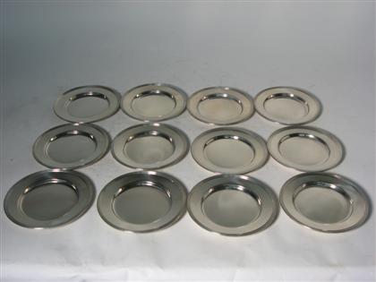 Twelve matching sterling silver