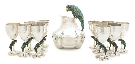 Twelve Mexican Silverplate