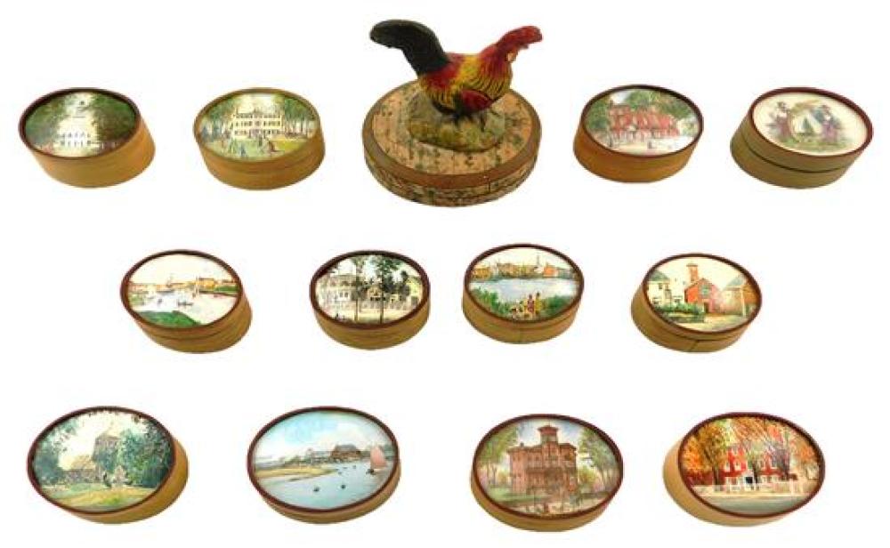 TWELVE MINIATURE SHAKER STYLE