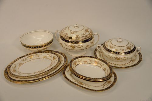 TWELVE MINTON PORCELAIN "DYNASTY"
