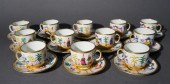 TWELVE OLD PARIS PORCELAIN CHI