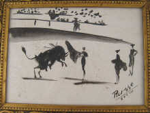 Twelve Picasso prints of