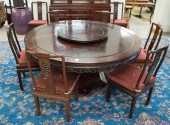 TWELVE-PIECE CHINESE ROSEWOOD