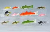 TWELVE PIECE FISH DECOY LOT: 1
