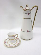 TWELVE PIECE LIMOGES PORCELAIN