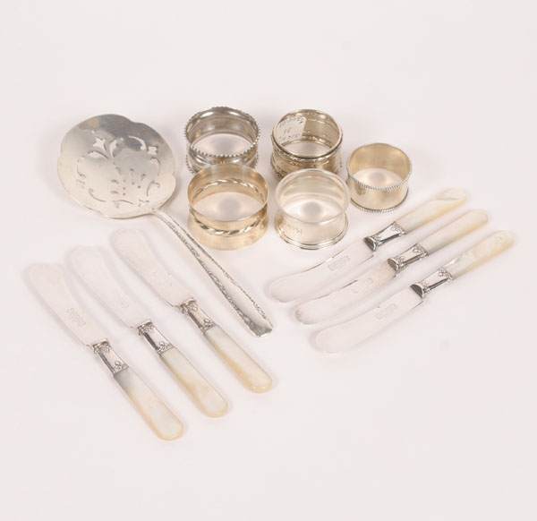 Twelve piece lot including five