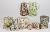 TWELVE PIECES CHINTZ PORCELAIN