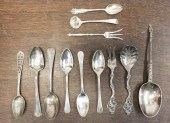TWELVE PIECES OF ASSORTED SILV