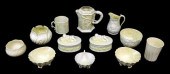 TWELVE PIECES OF BELLEEK PORCE
