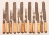 TWELVE PIECES OF FLATWARE MARK