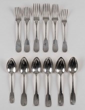 TWELVE PIECES OF FRENCH .950 S