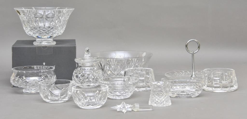 Twelve pieces of Waterford