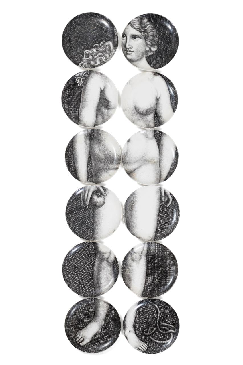 TWELVE PIERO FORNASETTI 'EVA'
