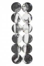 TWELVE PIERO FORNASETTI 'EVA'
