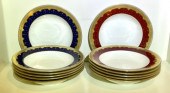 Twelve porcelain Minton soup b