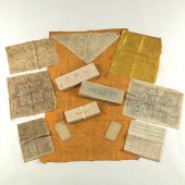 TWELVE PRINTED THANGKAS AND SC