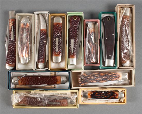 Twelve Remington ''Bullet'' folding