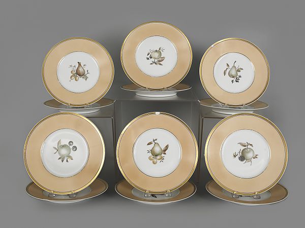 Twelve Royal Copenhagen porcelain