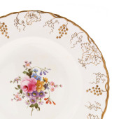 TWELVE ROYAL CROWN DERBY  VINE