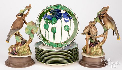 TWELVE ROYAL DOULTON PLATES,