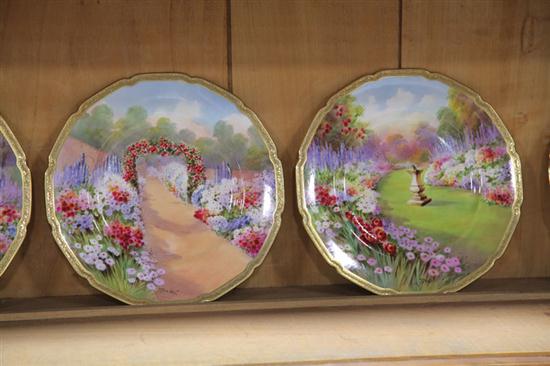TWELVE ROYAL DOULTON SCENIC PLATES.