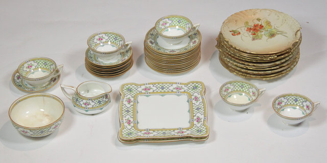 Twelve Royal Worcester blush
